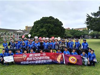 無懼寒流 台南一中60人單車環島啟動