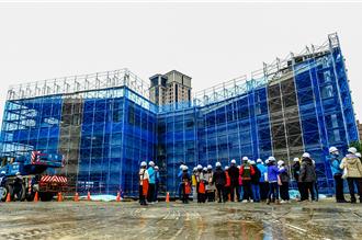 竹縣議會考察總圖工程 讚完工後將成重要文化地景