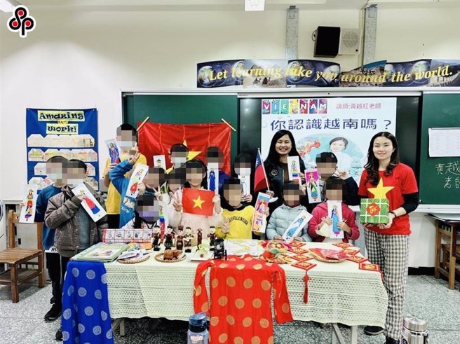 教育部公布统计，111学年新住民学生有28.5万人、占所有学生的7％。（桃园市中原国小提供／林志成台北传真）