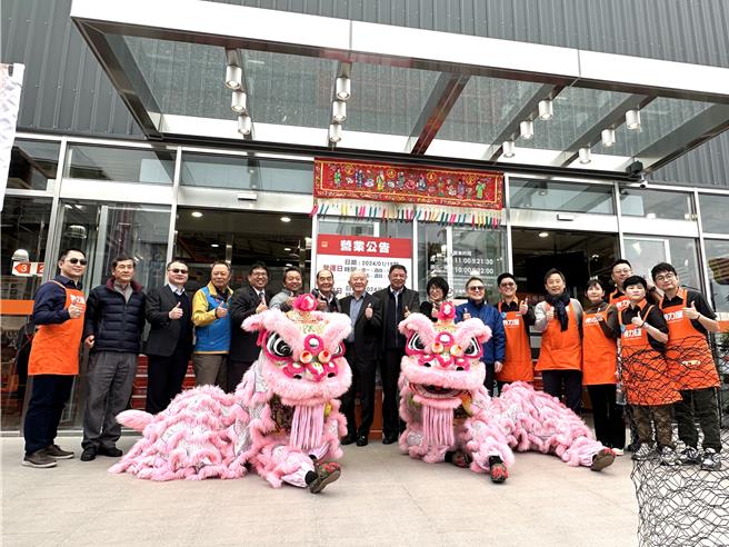 特力屋台东店今天开幕。（蔡旻妤摄）