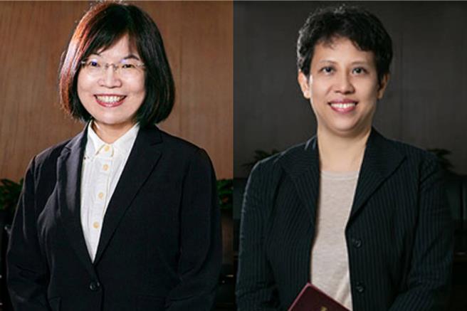 NCC委员林丽云（左）与王维菁（右）。（摘自NCC官网）