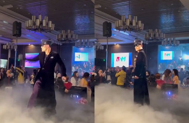 顏昌宇近日到美国表演。（图／取自小红书）