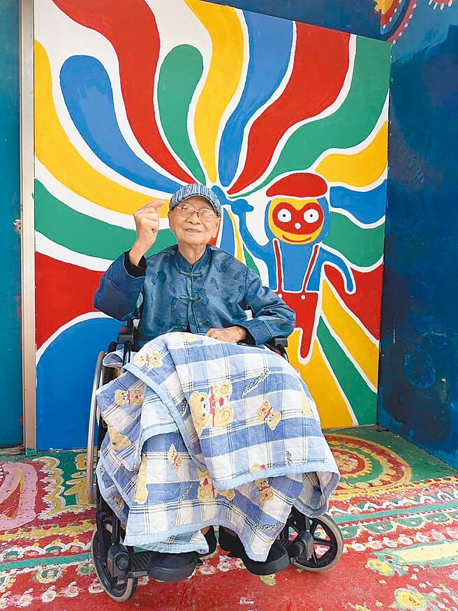 「彩虹爺爺」黃永阜23日離世，享嵩壽101歲。（台中市文化局提供／陳淑芬台中傳真）