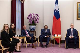 蔡英文接見美「國會台灣連線」盼台美雙重稅收減免速立法 