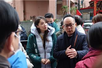 基隆新豐街人行道變「障礙賽道」 議長童子瑋會勘促改善