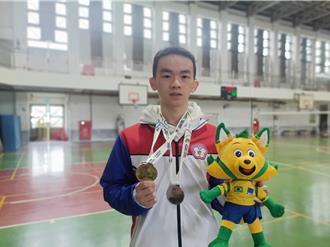 林佳勳好樣的！勇奪2024世界聽障青年運動會羽球金、銀牌