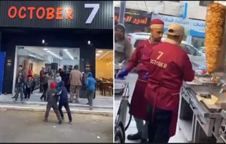 約旦「10月7日」餐廳開業 顯然慶祝哈瑪斯屠殺