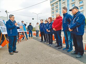中市議長張清照爭取 清水中山路全燙平