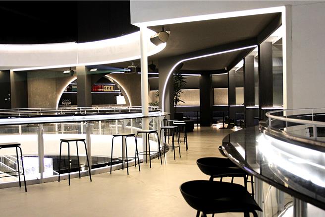 碳所音乐餐厅外型以「太极」概念化作建筑设计。（嘉义市政府提供／吕妍庭嘉义传真）