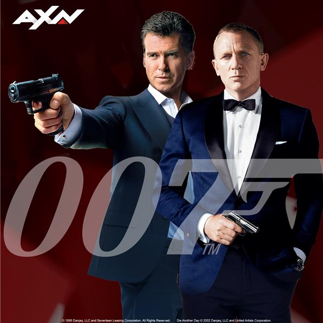 《007》系列电影一条龙精彩鉅献。（AXN提供）