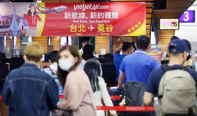 泰越捷航空曾因地勤人力不足取消包机，如今再度因技术性问题取消航班。（资料照）