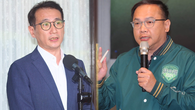 夜夜秀让郑运鹏、王义川之间在网路上隔空喊话。（合成图／中时资料照）