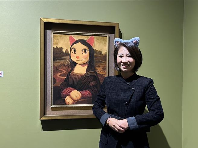 「貓美術館」今年重返台灣，除集結60件貓咪名畫外，還帶來全新展區規畫及10件首度在台展出的畫作，即日起至4月14日在1936文化基地10號倉庫療癒展出中。（謝佳潾攝）