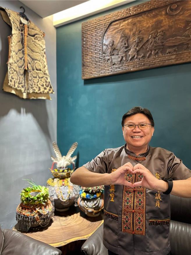 台南市山地原住民議員施余興望。(摘自施余興望臉書)