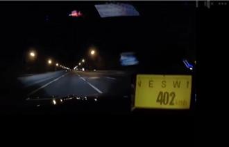 駕駛深夜狂飆時速402 網上炫耀「連假半夜沒紅斑馬」…下場慘