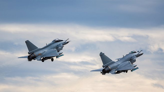 中共即使不进行武力侵台，仍会持续地以隔离封锁与灰色行动保持对台湾施压。（图／中国军网）