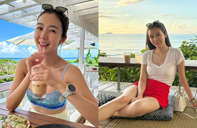 麥明詩爆和機師男友秘婚。（圖／翻攝自louisa_mak IG）