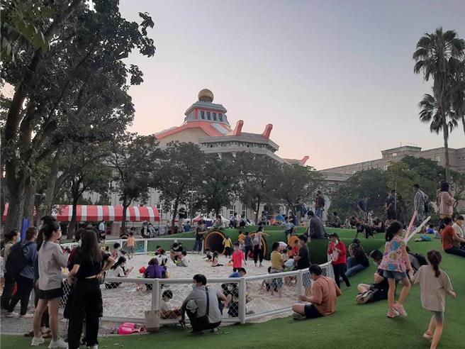 斗六膨鼠森林公园是云林县目前人气最高的公园。（周丽兰摄）