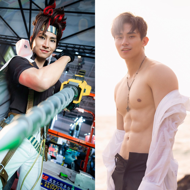 為了這次2024台北國際電玩展，林家佑這段時間勤跑健身房，讓手遊「絕區零」中的安東 伊萬諾夫角色能夠更貼近自己。（照片／主辧單位提供）