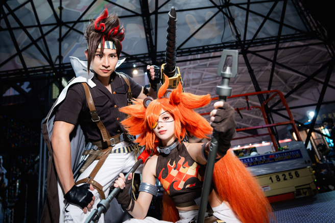 2024台北國際電玩展最令人期待的就是米哈遊公司即將推出「絕區零」攤位，曾任全明星運動會藍隊隊長林家佑（圖左一）的現身讓粉絲看見他與以不同的樣貌。（照片／主辧單位提供）