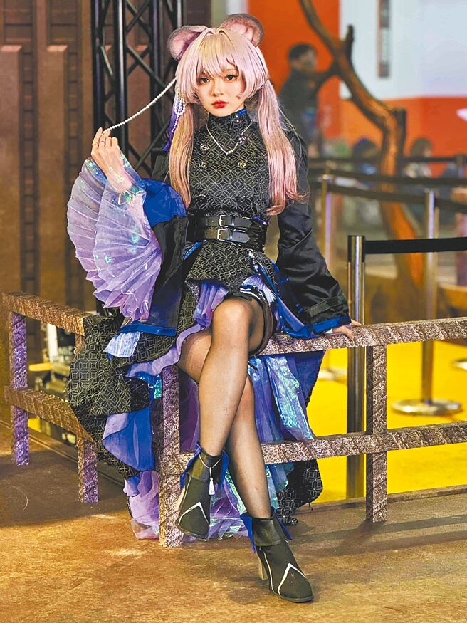 精心裝扮的Coser也是2024台北國際電玩展的一大亮點。（古明弘攝）