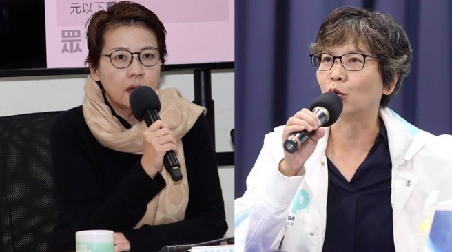 郭正亮披露，民眾党分为黄珊珊的「政权合作派」（左），以及蔡壁如的「问政监督派」（右）。（图／资料照片合成）