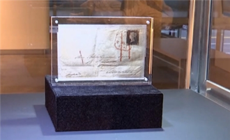 世界首封使用邮票的信件 2月2日将于美国进行拍卖