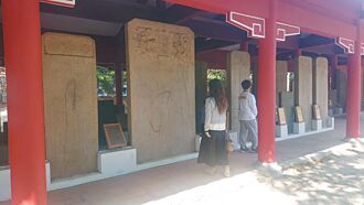 大南門碑林遭潑液 警鎖定1婦人