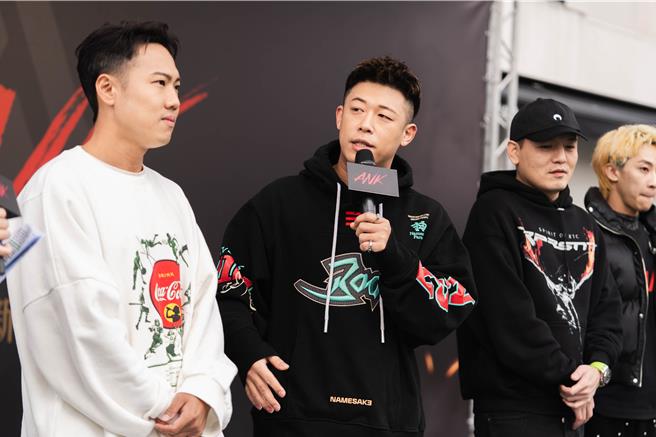 玖壹壹28日出席记者会。（混血儿娱乐、ANK GAMING提供）