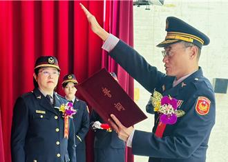 新竹縣警局新任主任秘書、竹北及新湖分局長走馬上任