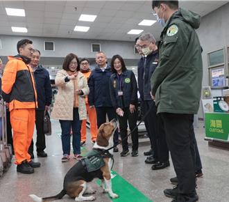 視察金門小三通 管碧玲：全力圍堵非洲豬瘟