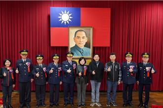 雲林警分局長交接典禮 張麗善承諾當警察「最強後盾」