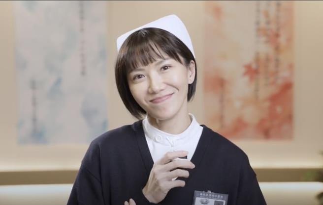 周宜霈接拍《生日快乐》医疗剧。（大爱电视台提供）