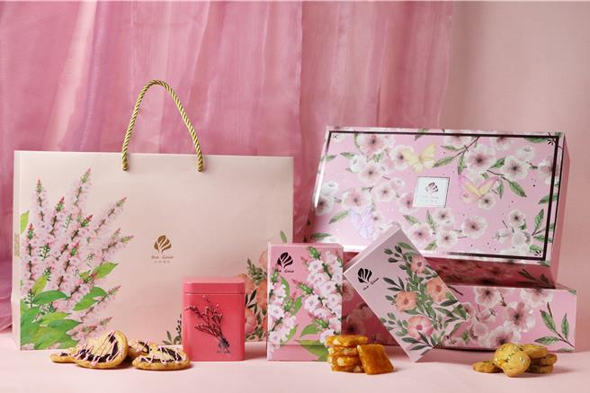 北投大地酒店推出「花献大地」迎春礼盒，1月31日前订购享8折早鸟优惠。（大地酒店提供）