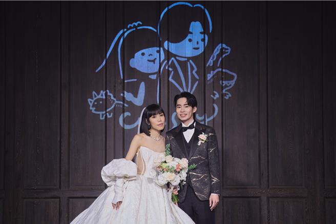脆樂團29日在台北舉辦浪漫婚禮。（好多音樂提供）