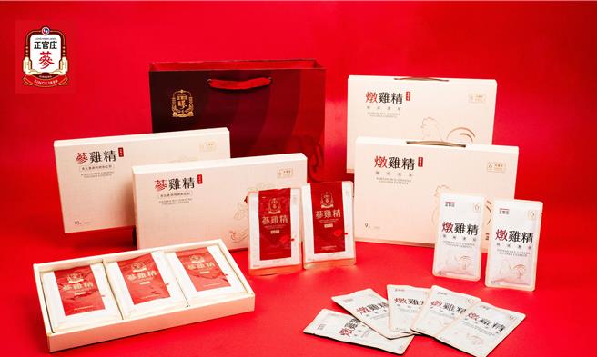 正官庄「蔘雞精」訴求醇香滋補，官網價2800元。（正官庄提供／朱世凱台北傳真）