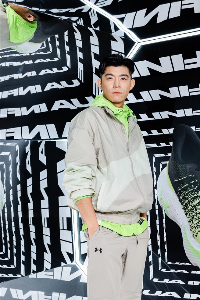 王柏傑29日出席運動品牌活動，分享運動、健康的重要。（星裕國際提供）