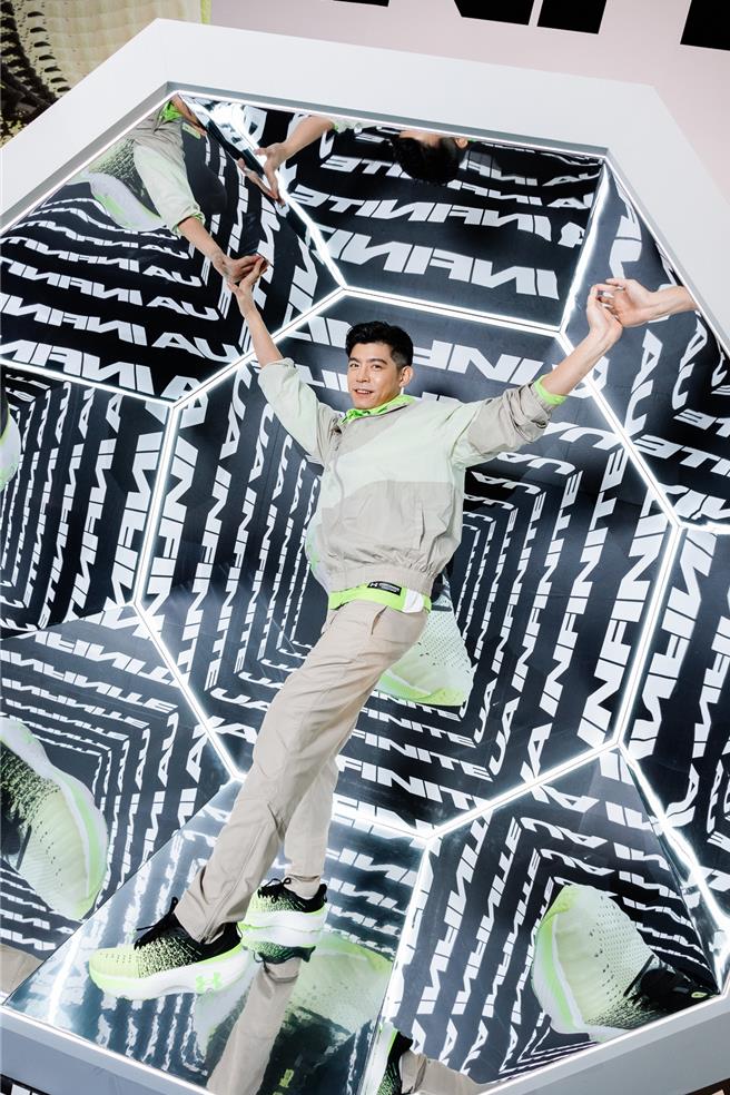 王柏傑29日出席運動品牌活動，分享運動、健康的重要。（星裕國際提供）