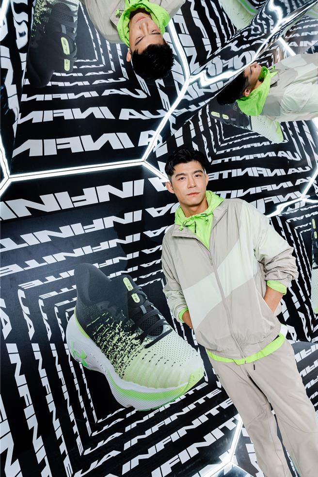 王柏傑29日出席運動品牌活動，分享運動、健康的重要。（星裕國際提供）