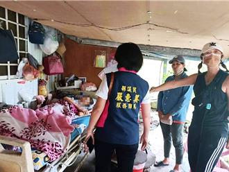 台東重癱女「連人帶床」住前廊 風吹日曬逾10年