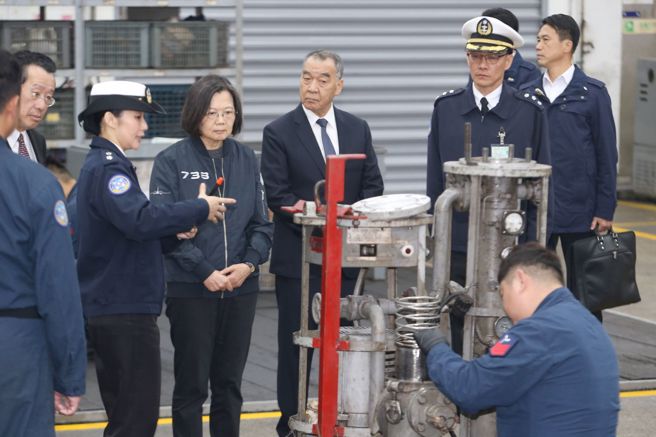 春節前赴澎湖慰勉 蔡英文：持續擴大對國軍的支持（杜宜諳攝）