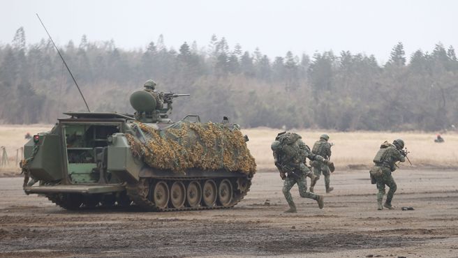 春節前赴澎湖慰勉 蔡英文：持續擴大對國軍的支持（杜宜諳攝）