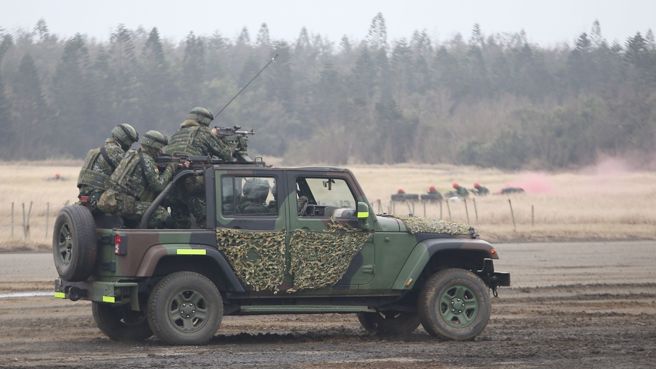 春節前赴澎湖慰勉 蔡英文：持續擴大對國軍的支持（杜宜諳攝）
