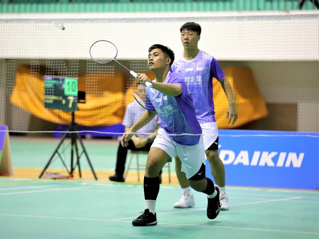 中租新丰羽球队男双组合蔡政颖／宝昕‧达古拉外是目前台湾青少年顶尖组合。（中华羽协提供）