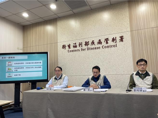 疾管署发言人罗一钧表示，新冠疫情本周将攀上最高峰。（图／郑郁蓁摄）