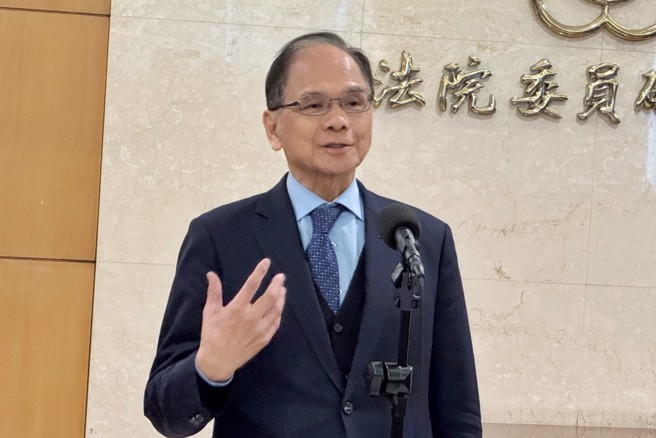 民進黨立法院長候選人游錫堃。（中時資料照，姚志平攝）