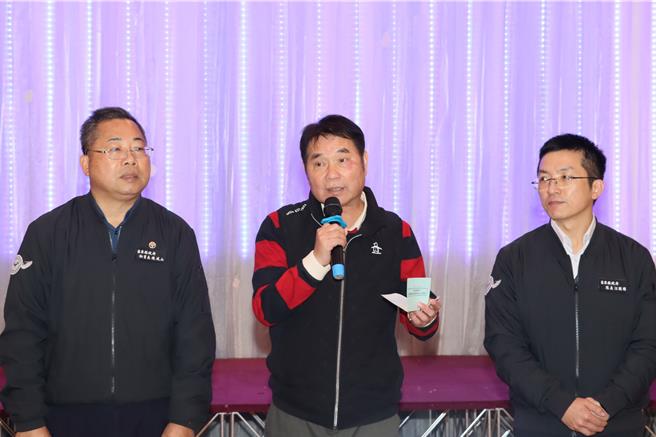 苗栗县长锺东锦出席疏运记者会。（苗栗县政府提供／李京升苗栗传真）