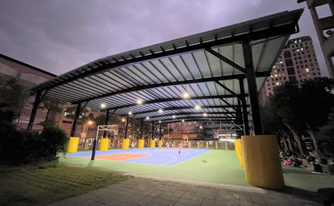 文德國小光電運動場。(照片/新北市政府教育局提供)
