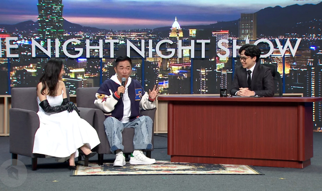 吳宗憲上《賀瓏夜夜秀》當嘉賓被網友大讚更像主持人。（圖／摘自STR Network YouTube）