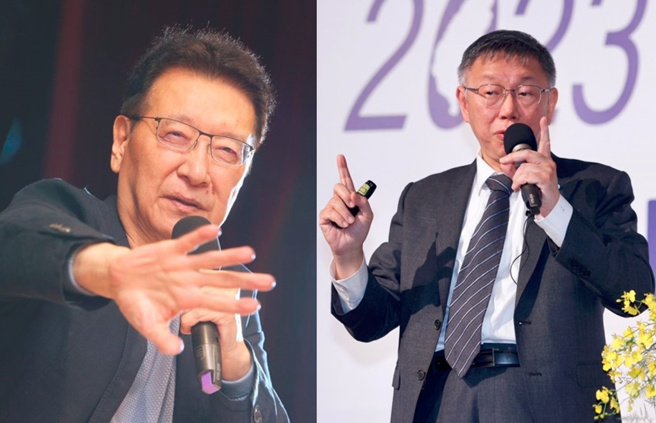 趙少康(左)日前曾呼籲柯文哲(右)放下小恩小怨，才能在選後新局跨大步、往前走。（合成圖／資料照／杜宜諳、陳信翰攝）